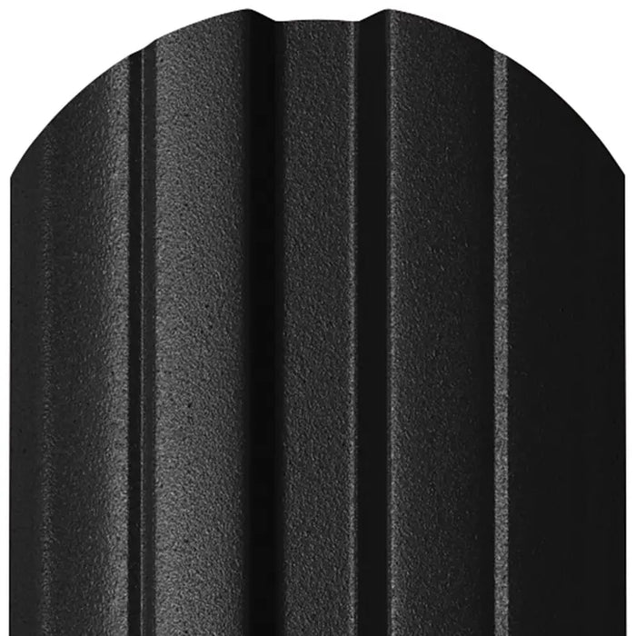 Șipcă Metalică de Gard BILKA BERNA Dublu Vopsit Lucios Negru RAL 9005