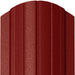 Șipcă Metalică de Gard BILKA HAGA Dublu Vopsit Lucios Roșu Maroniu RAL 3009