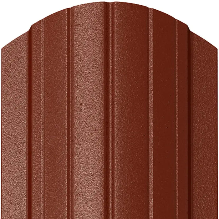 Șipcă Metalică de Gard BILKA HAGA Dublu Vopsit Lucios Cărămiziu RAL 8004