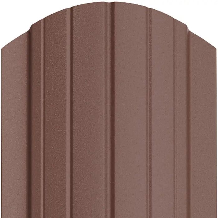 Șipcă Metalică de Gard BILKA HAGA Dublu Vopsit Mat Maro Ciocolatiu RAL 8017