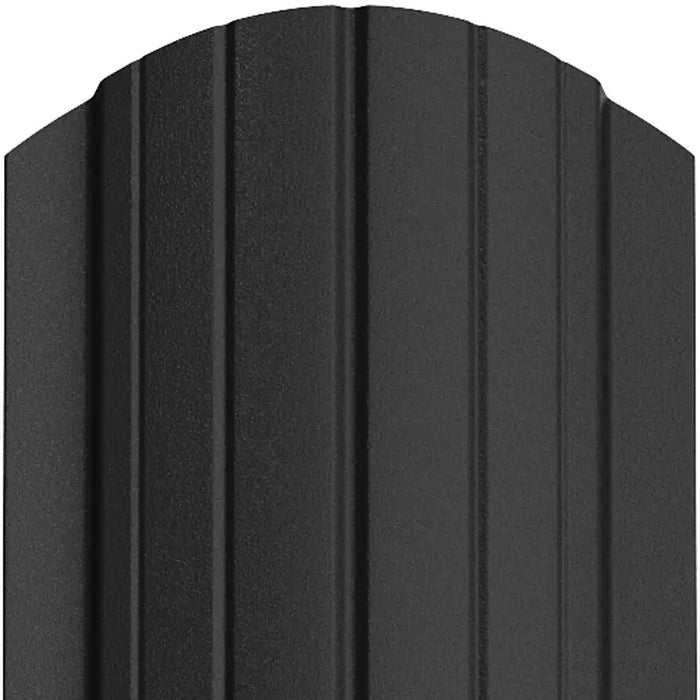 Șipcă Metalică de Gard BILKA HAGA Dublu Vopsit Mat Negru RAL 9005