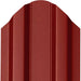 Șipcă Metalică de Gard BILKA OSLO Dublu Vopsit Lucios Roșu Maroniu RAL 3009