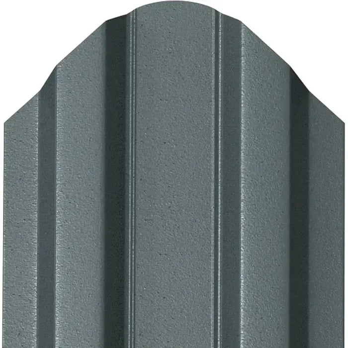 Șipcă Metalică de Gard BILKA OSLO Dublu Vopsit Lucios Gri RAL 7011