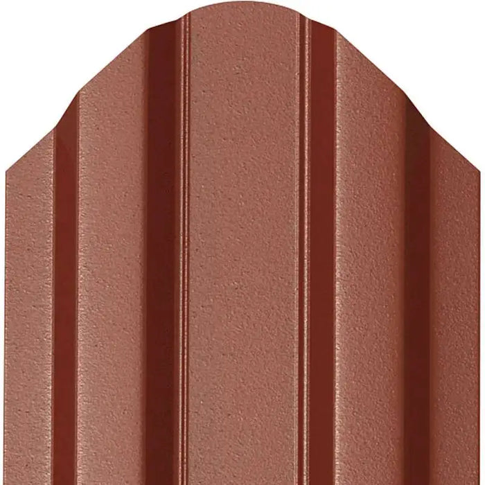 Șipcă Metalică de Gard BILKA OSLO Dublu Vopsit Lucios Cărămiziu RAL 8004