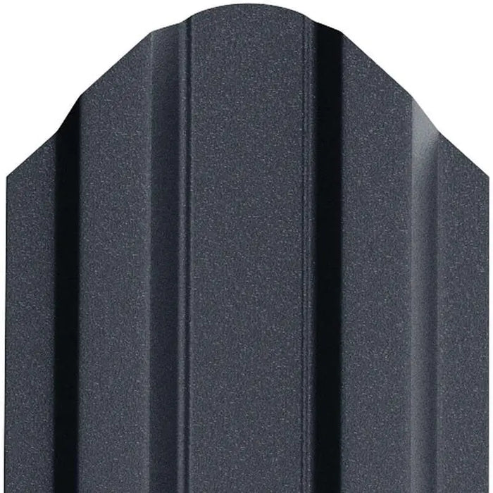 Șipcă Metalică de Gard BILKA OSLO Dublu Vopsit Mat Gri Antracit RAL 7016