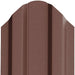 Șipcă Metalică de Gard BILKA OSLO Dublu Vopsit Mat Maro Ciocolatiu RAL 8017