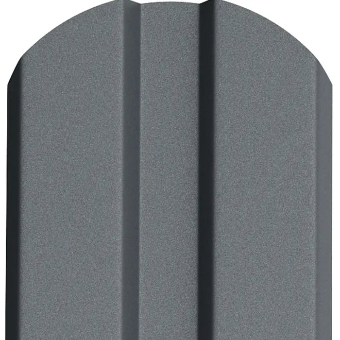 Șipcă Metalică de Gard BILKA SOFIA Dublu Vopsit Mat Gri Grafit RAL 7024