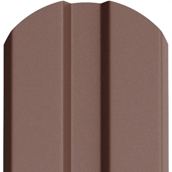 Șipcă Metalică de Gard BILKA SOFIA Dublu Vopsit Mat Maro Ciocolatiu RAL 8017