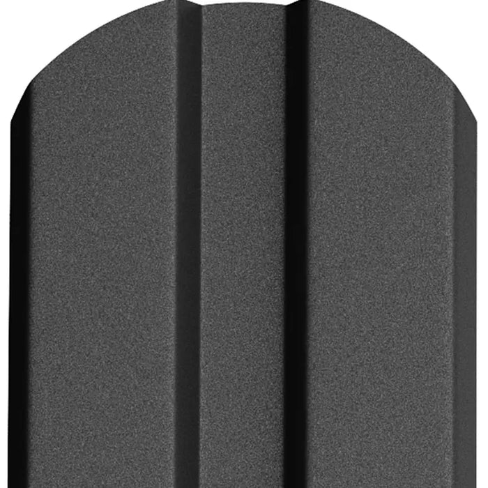 Șipcă Metalică de Gard BILKA SOFIA Dublu Vopsit Mat Negru RAL 9005