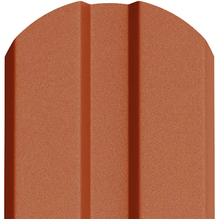 Șipcă Metalică de Gard BILKA SOFIA Mat Cărămiziu RAL 8004