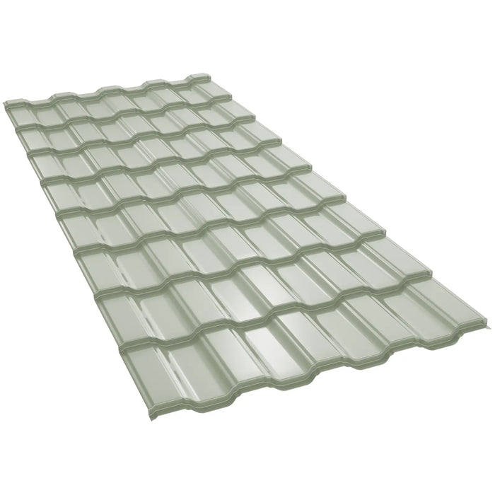 Țiglă Metalică BILKA ADRIATIC Lucios Alb RAL 9002