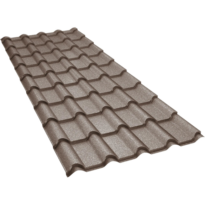 Țiglă Metalică BILKA BALCANIC GrandeMat Maro Închis RAL 8019