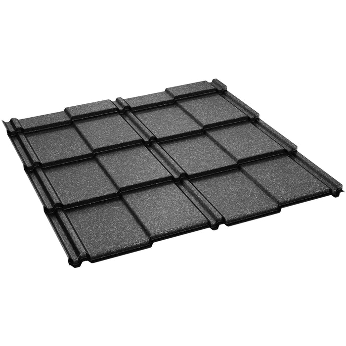 Țiglă Metalică BILKA BRITANIC GrandeMat Negru RAL 9005