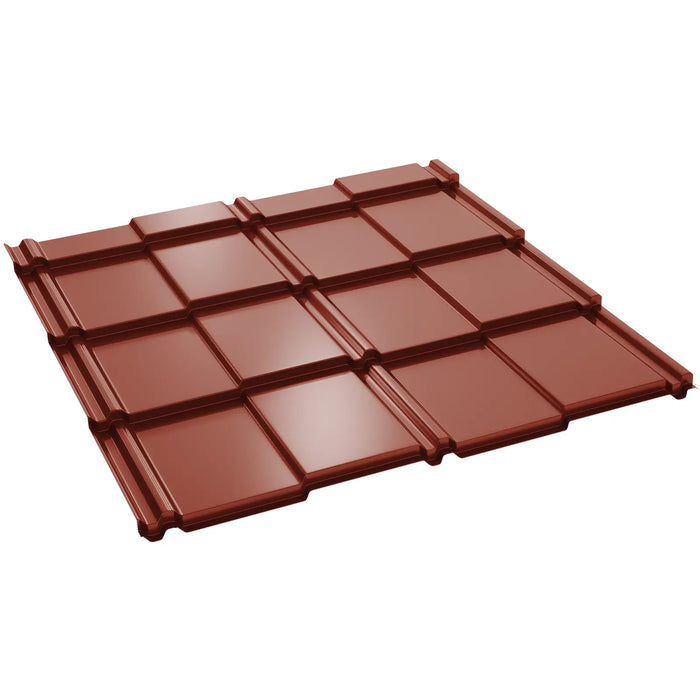 Țiglă Metalică BILKA BRITANIC Lucios Roșu Maroniu RAL 3009