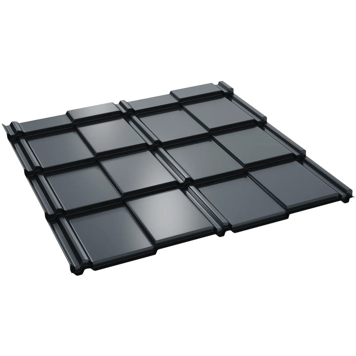 Țiglă Metalică BILKA BRITANIC Lucios Gri Antracit RAL 7016