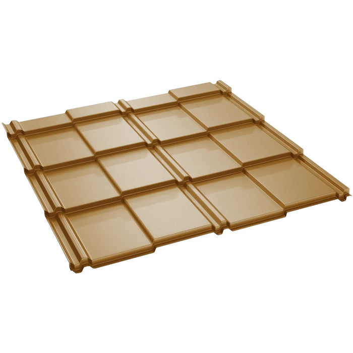 Țiglă Metalică BILKA BRITANIC Lucios Alamă RAL 8003