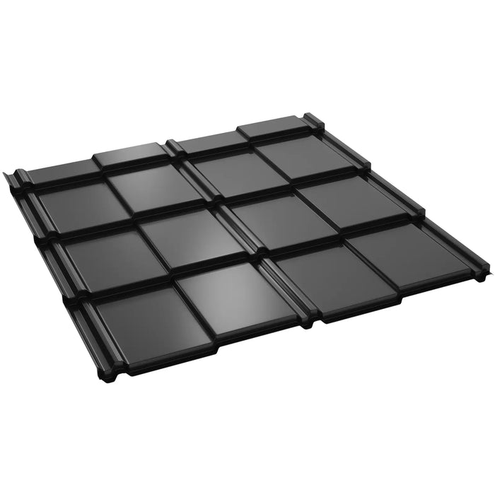 Țiglă Metalică BILKA BRITANIC Lucios Negru RAL 9005