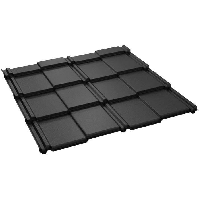 Țiglă Metalică BILKA BRITANIC Mat Negru RAL 9005