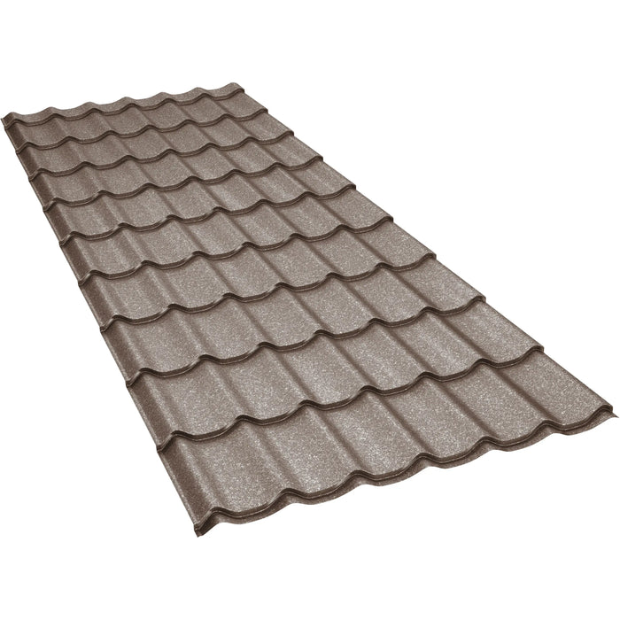 Țiglă Metalică BILKA CLASIC GrandeMat Maro Închis RAL 8019