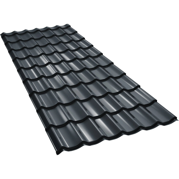 Țiglă Metalică BILKA CLASIC Lucios Gri Antracit RAL 7016