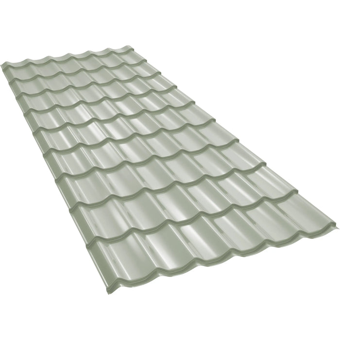Țiglă Metalică BILKA CLASIC Lucios Alb RAL 9002