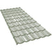 Țiglă Metalică BILKA CLASIC Lucios Alb RAL 9002