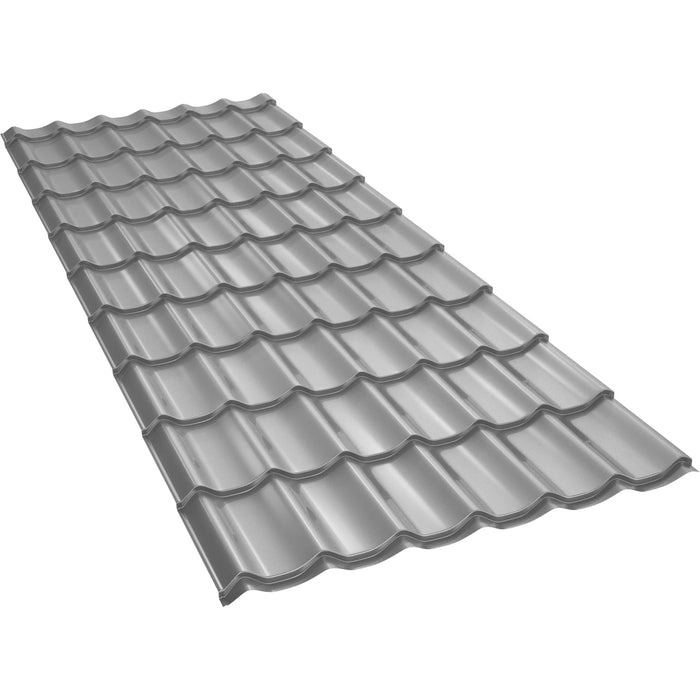 Țiglă Metalică BILKA CLASIC Lucios Argintiu RAL 9006