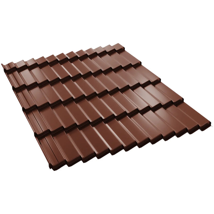 Țiglă Metalică BILKA DACIC Lucios Maro Ciocolatiu RAL 8017