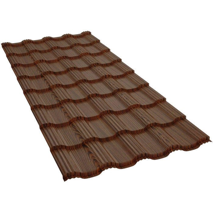 Țiglă Metalică BILKA HELLENIC Wood Palisander Anticato