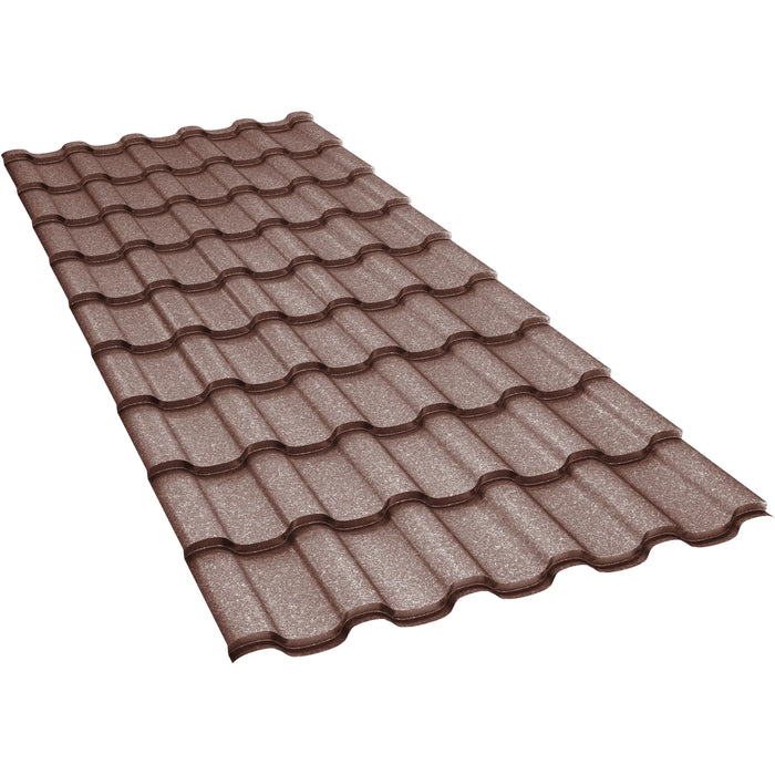 Țiglă Metalică BILKA IBERIC GrandeMat Maro Ciocolatiu RAL 8017