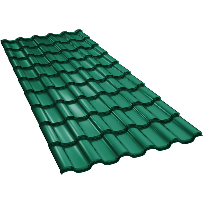 Țiglă Metalică BILKA IBERIC Lucios Verde RAL 6005