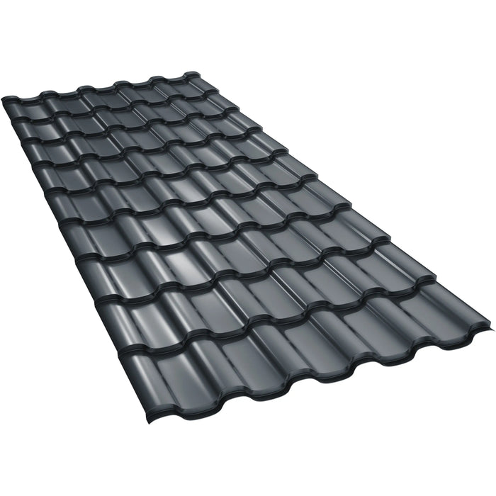 Țiglă Metalică BILKA IBERIC Lucios Gri Antracit RAL 7016