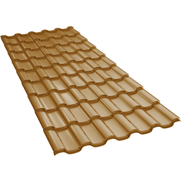Țiglă Metalică BILKA IBERIC Lucios Alamă RAL 8003