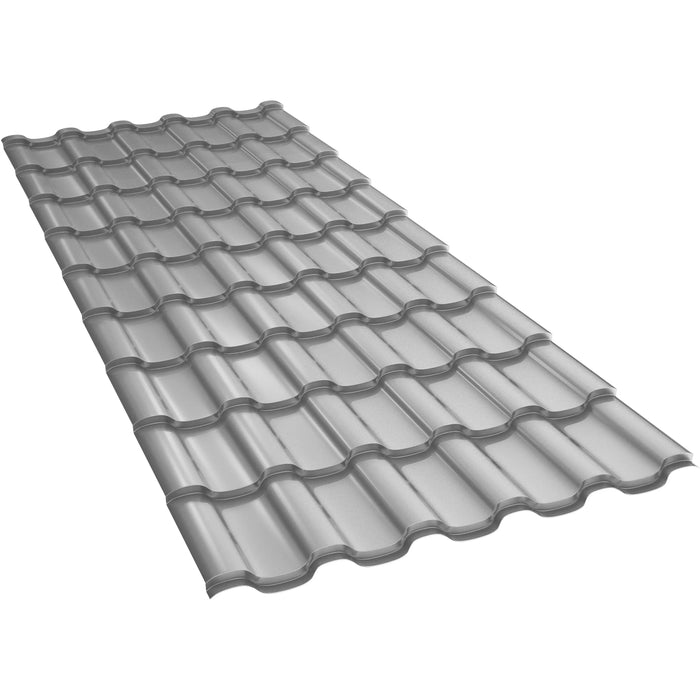 Țiglă Metalică BILKA IBERIC Lucios Argintiu RAL 9006