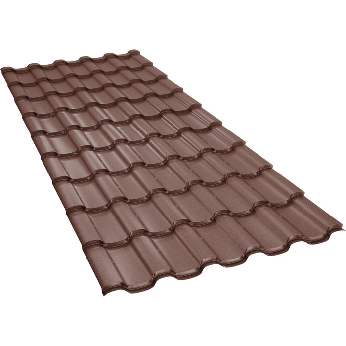 Țiglă Metalică BILKA IBERIC Mat Maro Ciocolatiu RAL 8017