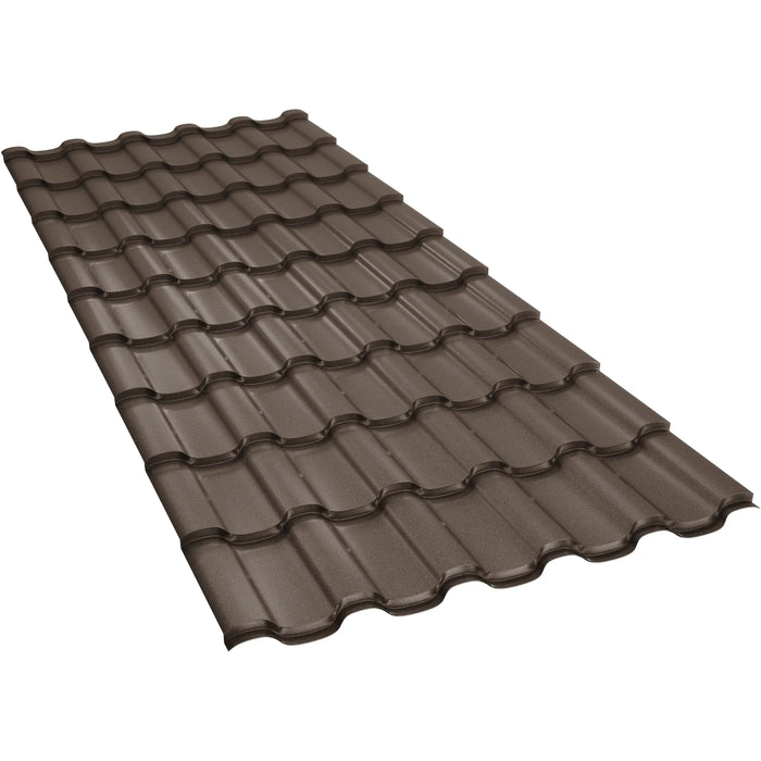 Țiglă Metalică BILKA IBERIC Mat Maro Închis RAL 8019