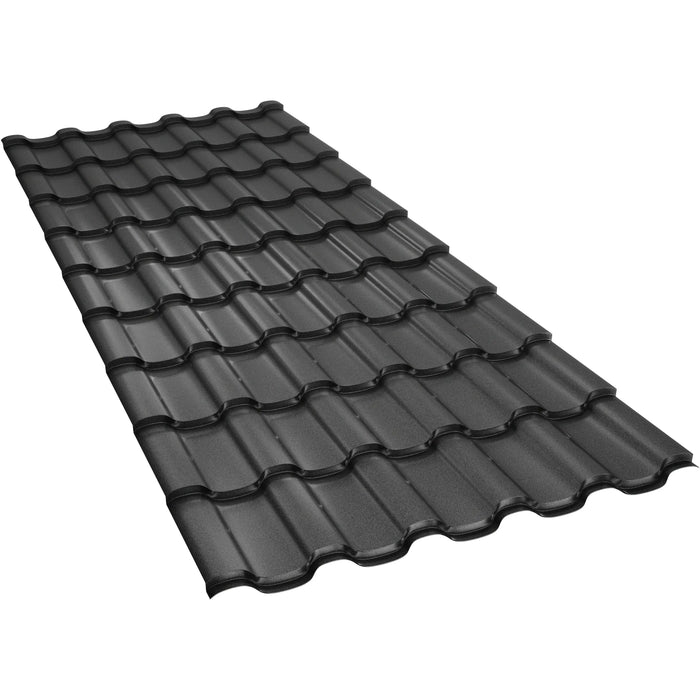 Țiglă Metalică BILKA IBERIC Mat Negru RAL 9005