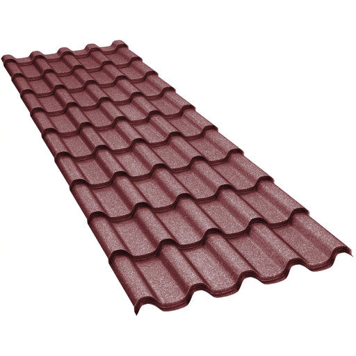 Țiglă Metalică BILKA ROMANIC GrandeMat Vișiniu Închis RAL 3005