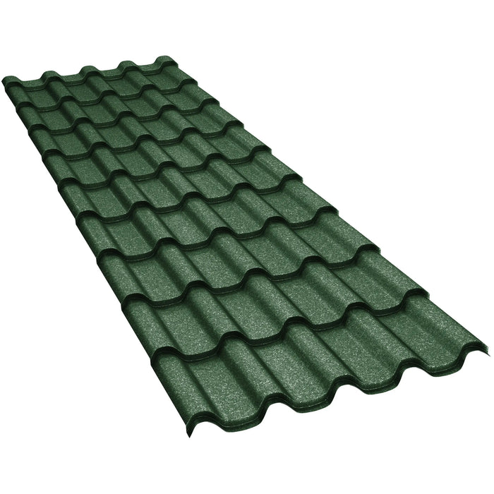 Țiglă Metalică BILKA ROMANIC GrandeMat Verde RAL 6005