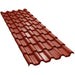 Țiglă Metalică BILKA ROMANIC Lucios Roșu RAL 3011