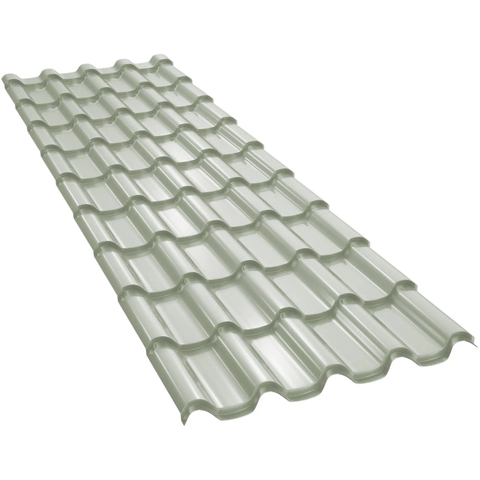 Țiglă Metalică BILKA ROMANIC Lucios Alb RAL 9002
