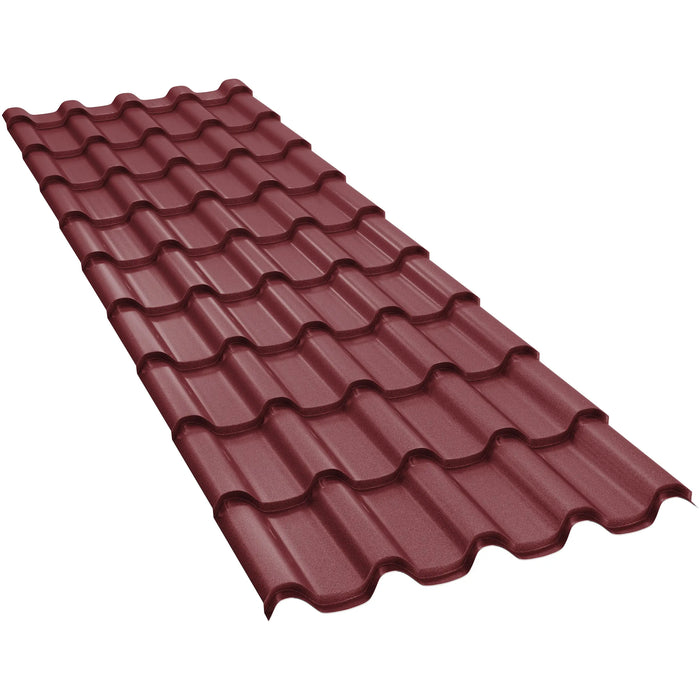 Țiglă Metalică BILKA ROMANIC Mat Vișiniu Închis RAL 3005