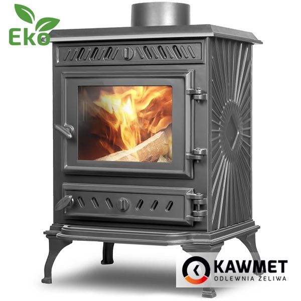 Sobă de fontă KAWMET P3 Eko, putere termică 7.4 kW P3